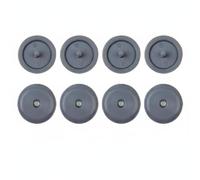 predolo Clip Butée Ceinture Sécurité Installation par Pression Bouton Arrêt Ceinture Ajustement Universel Butée Retenue Sangle, Gris, Brillant 4PK