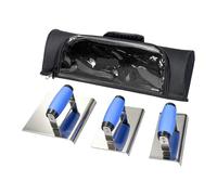 predolo Coffret D'outils de Maçon avec Mallette de Transport, Gabarit D'angle, Truelles à Plâtrer