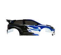 predolo Coque de voiture RC à l'échelle 1:12, accessoires de carrosserie, mise à niveau DIY, remplacement en PVC, pièces de rechange pour véhicules, Blue Blanc
