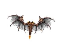 predolo Costume D'aile de Dragon, Décoration D'aile, Accessoire de Photographie, Déguisement, Aile Adulte, Cosplay, pour Fête, Spectacle sur Scène, Di, Argent