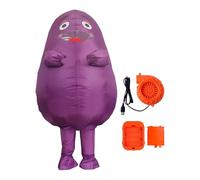 predolo Costume Gonflable Fantaisiste de Grimace pour Adulte pour Halloween, je