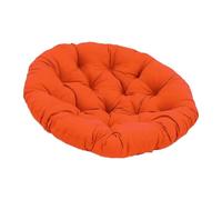 predolo Coussin de Chaise à Bascule Rond, Coussin de siège Suspendu pour véranda, Salon, Orange