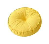 predolo Coussin de Sol Confortable pour Chaise, Canapé, Bureau, Intérieur et Extérieur. Coussin D'assise et de Méditation Idéal pour Chaise, Canapé et Bur, Jaune
