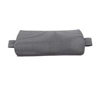 predolo Coussin de tête pour chaise longue, installation facile, fixation respirante, confortable pour chaises de plage, repose-tête et cou, Plaid Blanc Gris