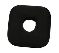 predolo Coussin pour piercing d'oreille, protège-oreilles, housse amovible, facile à nettoyer, respirant, avec trou pour dormir sur le côté, idéal pour la, Carré Noir