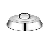 predolo Couvercles pour Badigeonner en Acier Inoxydable avec Poignée, Cloche Plancha, Couvercles de Casseroles, Cloche de Cuisson pour Plancha, pour Barbecue, Cuisine, Intérieur Et Extérieur, 40cm