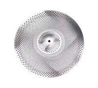 predolo Cymbale de Batterie à Faible Volume, Robuste et Idéale pour La Pratique de La Batterie, Accessoire de Batterie, Cymbale Sourdine Légère et Silencieuse, 20 pouces