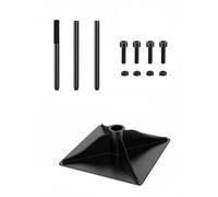 predolo Dame en Acier Démontable Dame de Jardinage Détachable Robuste Pilon de Compactage de Sol pour Paysagistes, Bricoleurs, Chantier, Extérieur, Outil Complet Petite Tête