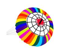 predolo de Sport Rainbow Kite de 98 Pouces de diamètre, Grand modèle pour l'entraînement de Kitesurf en extérieur