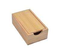 predolo Dés En Bambou, Boîte à Dés Pliable, Boîte à Roulettes En Bois, Plateau à Dés pour Jeux de Société, Jeux de Table, Joueurs de Rôle, appartement
