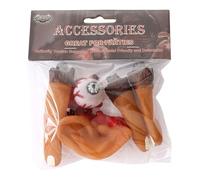 predolo Doigts d'Halloween Parties du corps Réalistes Effrayants Étranges Réalistes Nouveauté Gag Farces Accessoires Doigts coupés pour Chambre hantée, avec œil et Oreille