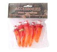 predolo Doigts d'Halloween Parties du corps Réalistes Effrayants Étranges Réalistes Nouveauté Gag Farces Accessoires Doigts coupés pour Chambre hantée, Sanglant