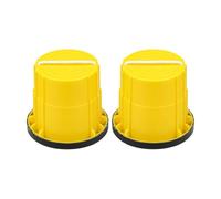 predolo Échasse Cylindrique en Plastique Poignée en Corde Facile à Stocker J Motricité Compact pr Exercice à la, Jaune