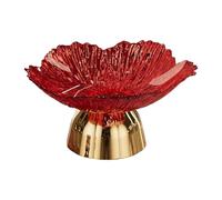 predolo Élégant Porte-légumes/bol de Rangement pour Collations, Idéal pour Le Bureau et La Maison, Rouge