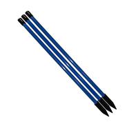 predolo Ensemble de 3 tiges d'alignement pour l'entraînement au Golf, bâtons de Pratique, Correction de la Posture pour Le Putting, Bleu