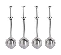 predolo Ensemble de 4 œufs à Thé, Tamis à Farine Multi-usages, Saupoudreur à Farine Réutilisable pour La Cuisson dans Des Tasses et Des Théières, Idéal pour U