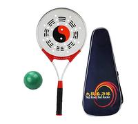 predolo Ensemble de Raquettes et de Balles Tai, Rouli Ball pour Exercices pour Personnes âgées, Wushu Chinois, Wing Chun, Léger, Ensemble C