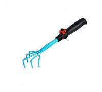 predolo Ensemble D'outils de Jardinage Multifonction Acier Au Carbone Robuste Mini Outils de Jardinage Idée Cadeau pour Jardinier Ensemble Pelle Râteau Griffe, Râteau À 5 Griffes