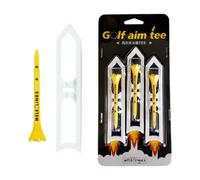 predolo Ensemble Tees Golf, Porte-balles, Professionnel réutilisable pour Practice Golf dans Le Jardin, Tapis d'entraînement pour