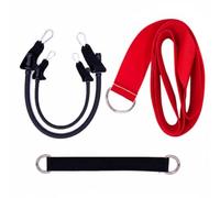 predolo Entraîneur de Swing de Golf Aide Ceinture de Rotation Corde Élastique Sangle d'ancrage pour Mémoire Musculaire et Coordination Matériaux Nylon Latex, Rouge