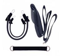 predolo Entraîneur de Swing de Golf Aide Ceinture de Rotation Corde Élastique Sangle d'ancrage pour Mémoire Musculaire et Coordination Matériaux Nylon Latex, Noir