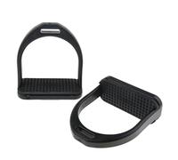 predolo Étriers D'équitation Western avec Coussinets en Caoutchouc et étriers à Voie Large Enfants, Gamins