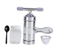 predolo Extracteur Manuel, Mini, avec Filtre, en Acier Inoxydable, Outil Indispensable pour l'apiculteur.