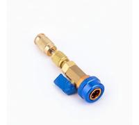 predolo Extracteur Rapi Shutoff R134a Laiton Résistant Kit Réparation Port Replenishment Étui Inclus Outillage Automobile pour Mécaniciens, Démontage Basse Pression