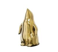 predolo Figurine de pingouin en porcelaine, décoration de maison, œuvres d'art, ornement moderne, pour bibliothèque, salon, armoire de bureau, Bébé doré