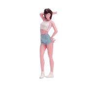 predolo Figurine féminine miniature à l'échelle 1:64, idéale pour la création de décors.