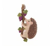 predolo Figurine Hérisson avec Vigne Miniature Hérisson Suspendu Résistant à Intempéries Décoration pour Balcon