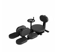 predolo Flexibility Appareil d'Étirement Jambe Machine d'Assouplissement Ouvre-Hanche Banc de Stretching Structure Acier avec Siège Large et Dossier Confort , Noir
