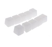 predolo Fondants Parfumés en Cubes, Brûleur D'huile Parfumée, pour Mariage, Spa, Etc., Lot de 10, 5 Couleurs Au Choix, Blanc