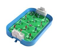 predolo Football de Table Enfant Jeu de Société Plateau Mini Terrain avec Buteurs Manuel Simulation de Match Réaliste Développement des Compétences, Blue