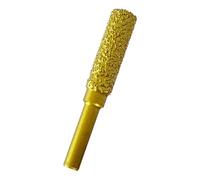 predolo Fraise Diamantée, Foret à Meuler, Tête Cylindrique, Tête de Meulage Montée pour Métaux, Gravure, diamètre 10mm