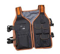 predolo Gilet à Outils Sac à Outils Polyvalent Poche Poitrine Stockage Léger Gilet de Travail Réglable pour Hommes Gilet à Outils pour pour