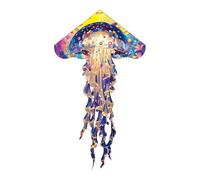 predolo Grand pour Adultes avec Une Longue Queue et Un Motif de Méduses Colorées - Idéal pour Le Parc, La Plage, Le Jardin, Cadeau D'anniversa