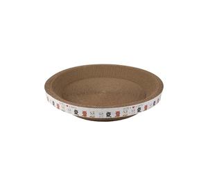 predolo Griffoir pour Chat, Panneau à Griffer en Carton, Protection de Meubles pour Lit Gigogne, Matériau Antidérapant, Convient Entre, 40x40x9cm