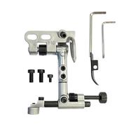 predolo Guide de Bord Suspendu avec Support Adaptateur, Ensemble de Règles à Rouleau à Charnière Réglable pour Pièces de Machines à Coudre