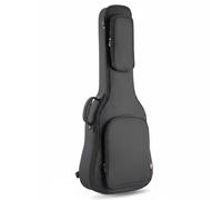 predolo Housse de Guitare Classique Étui Protecteur Sac à Dos Musical Compartiments Accessoires Fermeture Fluide Rembourrée en, 38 Pouces, Modèle Renforcé Épaissi, Noir Standard