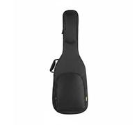 predolo Housse de Guitare Classique Étui Protecteur Sac à Dos Musical Compartiments Accessoires Fermeture Fluide Rembourrée en, Modèle Renforcé Spécial Guitare Électrique, Noir