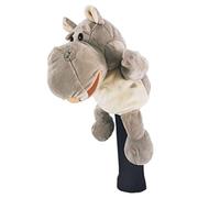 predolo Housse de Tête de Driver en Peluche, Couvre-tête de Club, Cadeau de, Souvenir de Club, Accessoires à Offrir, Hippopotame