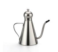 predolo Huilier En Inox Anti-Goutte Pot à avec Bec Verseur Inoxydable Récipient pour Cuisiniers, Cuisine, 350ml