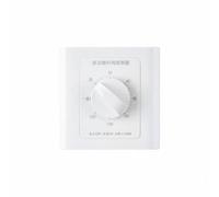 predolo Interrupteur Minuteur à Encastrer Arrêt Automatique Minuterie Murale à Bouton Rotatif Économie D'énergie Panneau de Commande à Compte à Décompte, 120min, sans Boîte