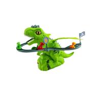 predolo Jeu de Course de Poursuite de Dinosaures électrique avec Musique et Lumière Puzzle éducatif pour Monter Les Escaliers Jouet pour Bébé et Enfant, Vert