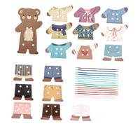predolo Jouet de laçage pour la motricité Fine, Puzzle d'enfilage pour Enfants, Jouet éducatif Robuste, déguisement, vêtements, Cadeaux, Ornement