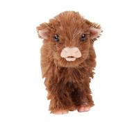 predolo Jouet en Peluche de Vache en Silicone, Poupée de Taureau, Jouets Réalistes pour Enfants
