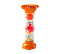 predolo Jouet musical pour bébé, tube sonore de pluie, shaker sensoriel pour le développement auditif, Orange