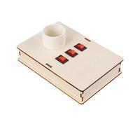 predolo Jouets éducatifs à faire soi-même, kits d'expérimentation scientifique, appareil à trois sources lumineuses, jouets mécaniques en bois, petites