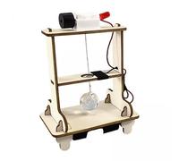 predolo Kit D'alarme Sismique pour Expériences Scientifiques éducatives à Faire Soi-même avec Maquette En Bois à Assembler Manuellement, Adapté Aux Enfant, 2 pièces